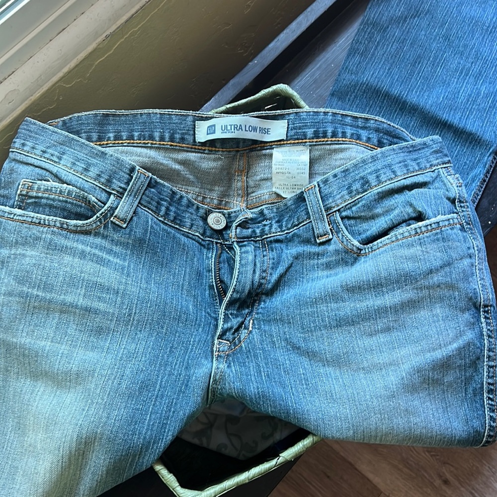 Ultra Low Rise Gap Jeans
